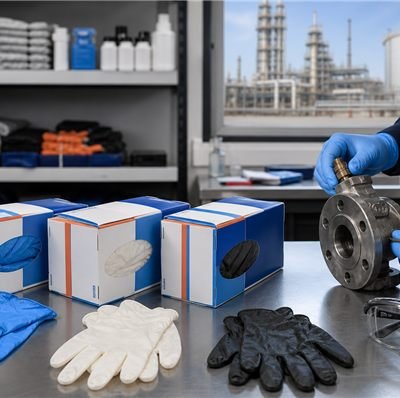 Disposable Blue Powder Free Nitrile Gloves