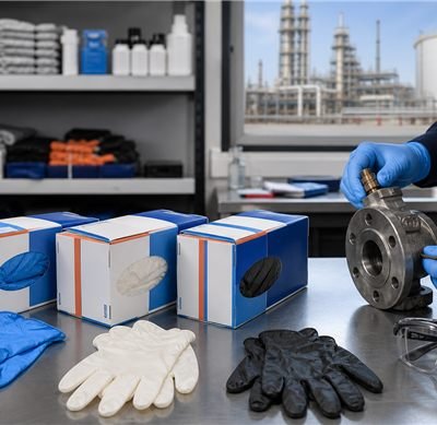V4000 Disposable Blue Powder Free Vinyl Gloves