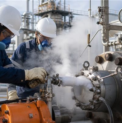 Refinery Decontamination & Vapor Phase Cleaning Set Up Example