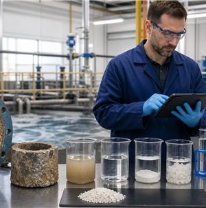 Industrial Descaler & Scale Remover Pipe Test